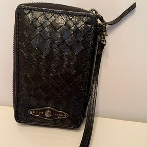Black Wristlet Purse by Elliot Lucca